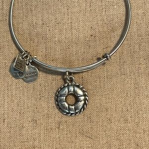 ALEX & ANI Life Preserver silver charm bracelet-inspires peace & safety. BOGO